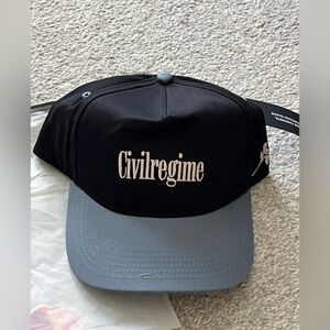 Civil Regime Black and Gray Men's Hat